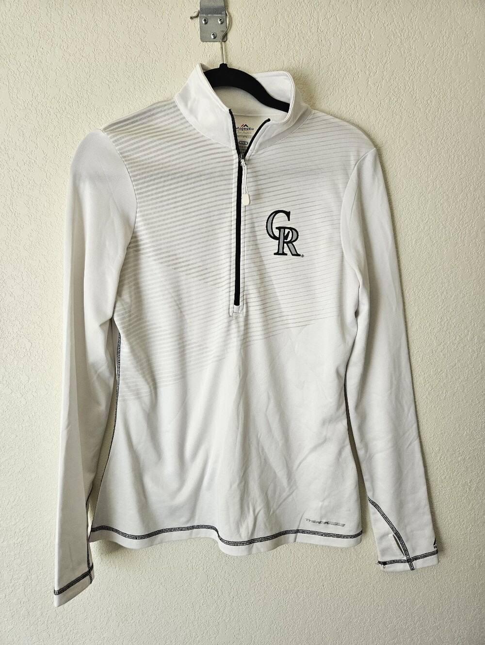 Women's White Colorado Rockies Pullover Size Medium